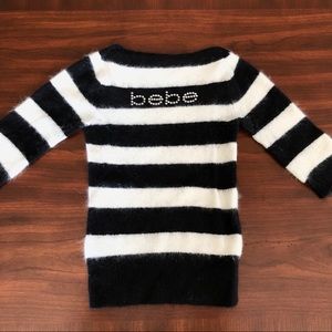 Bebe Embellished Angora Sweater